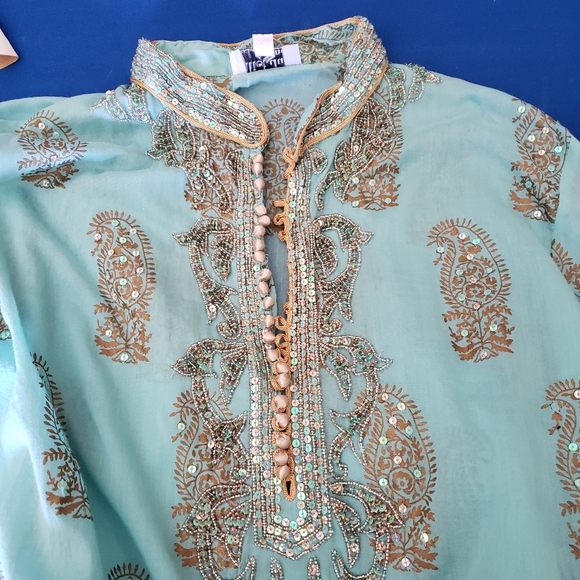 Juliet Dunn London Dress Kaftan size 2 - Picture 8 of 10